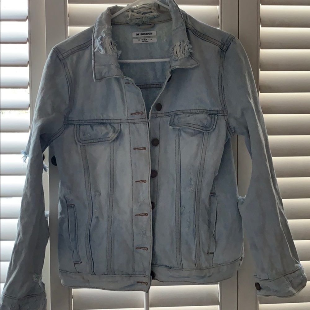 One teaspoon denim jacket size small - Picture 2 of 7